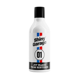 SHINY GARAGE Jet Black Exterior Trim Restorer 250ML - CZERNIDŁO DO PLASTIKÓW ZEWNĘTRZNYCH