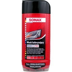 SONAX wosk koloryzujący nano - czerwony 250ml 296441