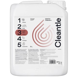 CLEANTLE Interior Cleaner+ 5L - Skuteczny środek do czyszczenia wnętrza