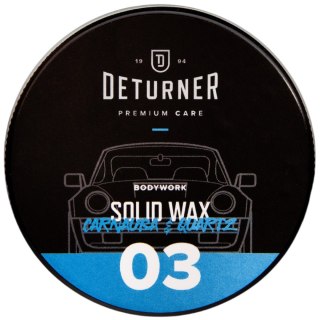 DETURNER Solid Wax Carnauba & Quartz 50g - WOSK DO LAKIERU