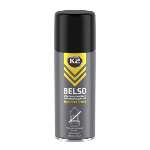 K2 Belso 400 ml B433 - SPRAY DO REGENERACJI PASÓW BEZPIECZEŃSTWA