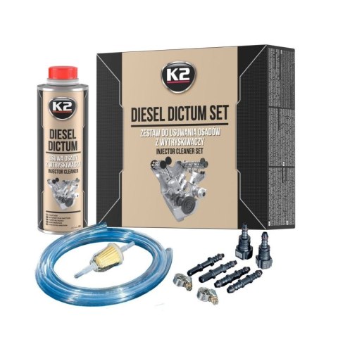 K2 DIESEL DICTUM 500ML SET - Zestaw do czyszczenia wtryskiwaczy