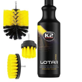 K2 Lotar Pro 1L + Szczotki - ZESTAW DO PRANIA TAPICERKI