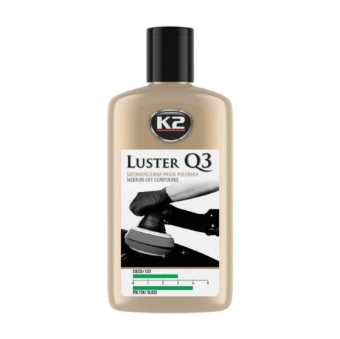 K2 Luster q3 Zielony 250 g L3200N - SUPERSZYBKA PASTA POLERSKA