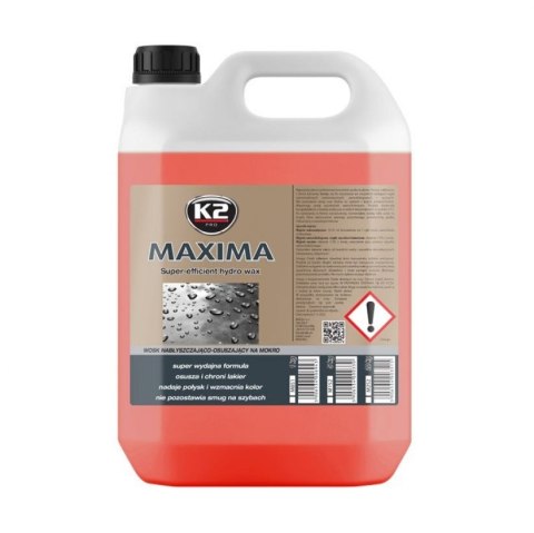 K2 Maxima 5L - Hydrowosk do suszenia i nabłyszczania pojazdów