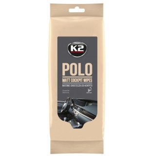 K2 Polo Matt Wipes 24 K425 - CHUSTECZKI DO KOKPITU MAT