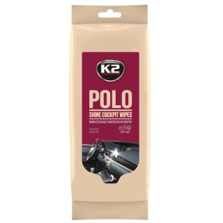 K2 Polo Shine Wipes 24 K420 - ŚCIERECZKI DO KOKPITU