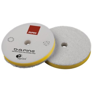 RUPES D-A FINE Microfiber Pad żółty - średnio ścierny pad polerski z mikrofibry 130mm