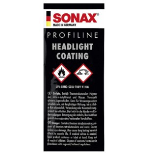 SONAX HEADLIGHT COATING 5ML - CERAMICZNE ZABEZPIECZENIE REFLEKTORÓW