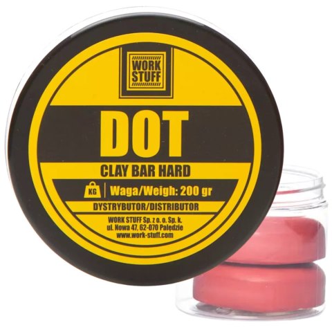 WORK STUFF DOT Clay Bar Hard 200g - Glinka TWARDA