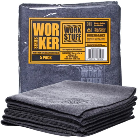 WORK STUFF Worker 5-pack - Zestaw uniwersalnych mikrofibr