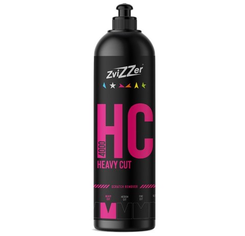 ZVIZZER HC4000 Heavy Cut Red 750ml - TNĄCA PASTA POLERSKA