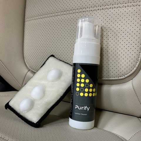 Nanotechniq Purify Leather Cleaner Soft 200 ml - Płyn do czyszczenia tapicerki skórzanej