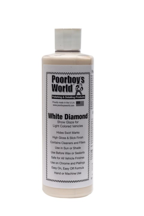 POORBOY`S White Diamond 118 ml - POLITURA MASKUJĄCA RYSY