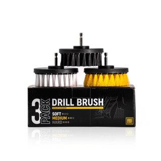 WORK STUFF DRILL BRUSH 3-PACK-ZESTAW SZCZOTEK DOPRANIA