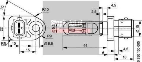 Czujnik IAT BOSCH 0 280 130 085