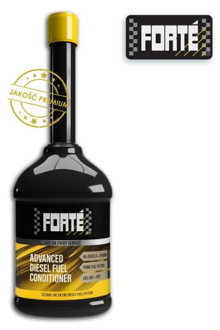 Forté Advanced Diesel Fuel Conditioner. Czyszczenie wtryskiwaczy i pierścieni uszczelniających