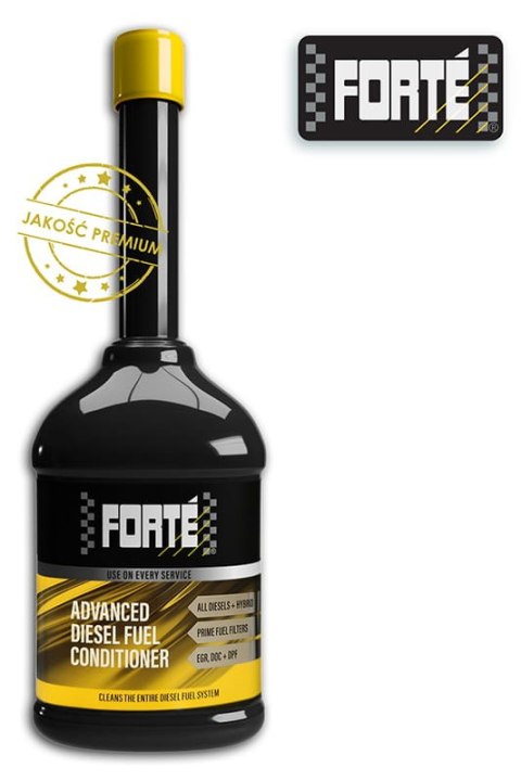 Forté Advanced Diesel Fuel Conditioner. Czyszczenie wtryskiwaczy i pierścieni uszczelniających Forté Advanced Diesel Fuel Conditioner. Czyszczenie wtryskiwaczy i pierścieni uszczelniających