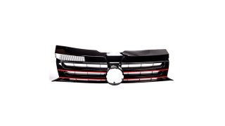 Grill sportowy Red Strip VW TRANSPORTER MULTIVAN T5 2009-2015 USZKODZONY