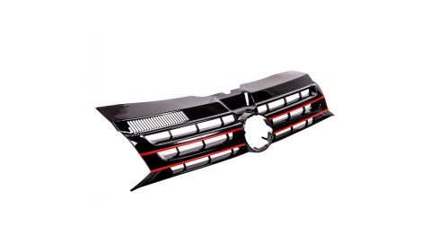 Grill sportowy Red Strip VW TRANSPORTER MULTIVAN T5 2009-2015 USZKODZONY