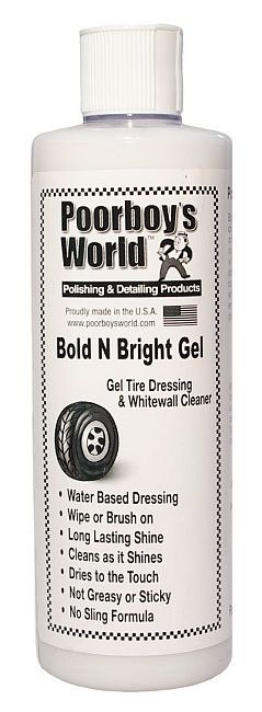 POORBOY'S WORLD Bold N Bright Tire Dressing Gel 473ml - ŻELOWA ODŻYWKA DO OPON