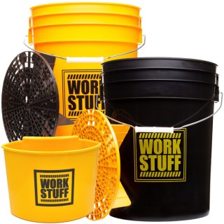 WORK STUFF Zestaw Wiadra z separatorami i organizer BUCKET HANGER