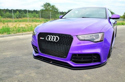 Splitter Przedni Audi RS5 8T 10-11 Przedlift oraz Polift - Gloss Black