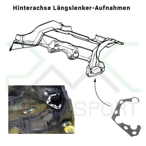 Zestaw wzmocnień nadwozia BMW E36