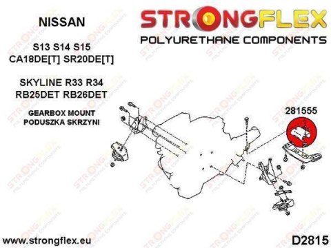 Poduszka skrzyni biegów NISSAN