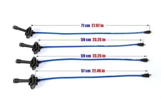 Przewody zapłonowe PowerTEC SUBARU LEGACY 2.5L EJ25D 4WD 96-99 Czerwone