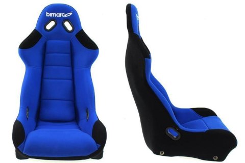 Fotel Sportowy Bimarco Cobra III Welur Blue Black