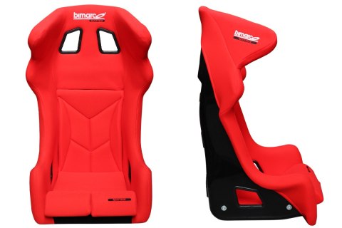 Fotel Sportowy Bimarco Matrix Welur Red FIA