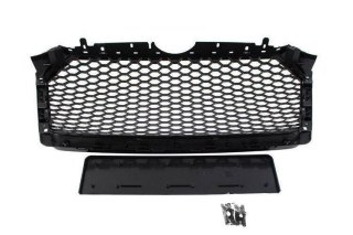 Grill Audi A4 B9 RS-Style Gloss Black 2016+ PDC