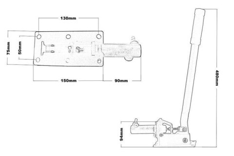 Hamulec ręczny hydrauliczny Zero One