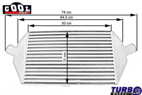 Intercooler TurboWorks Mitsubishi Lancer Evolution 7 8 9 2.0T + Piping Kit