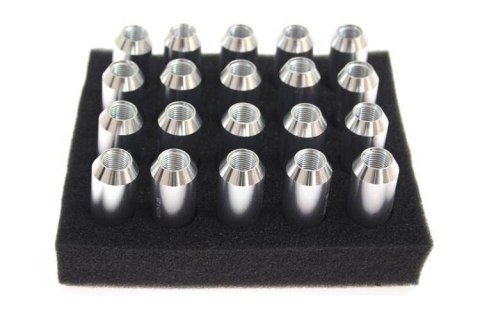 Nakrętki JBR 60mm M12 x1,25 Srebrne