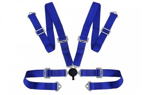 Pasy sportowe 4p 2" Niebieskie - Quick Pasy sportowe 4p 2" Niebieskie - Quick