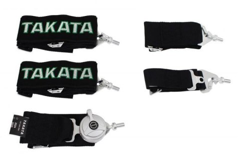 Pasy sportowe 5p 3" Czarne Takata Replica harness