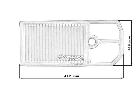 Wkładka Simota OV005 417x188mm