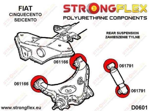 Tuleja mocowania amortyzatora tylnego SPORT