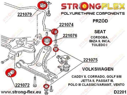 Tuleja przekładka łącznika stabilizatora