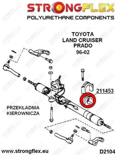 Tuleja przekładni kierowniczej 50mm SPORT