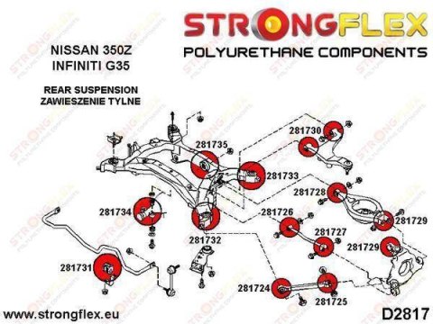 Tuleja stabilizatora tylnego SPORT