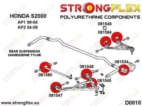 Tuleja stabilizatora tylnego / przedniego SPORT