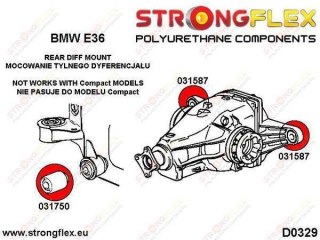 Tuleja tylnego dyferencjału - przednia E36 SPORT