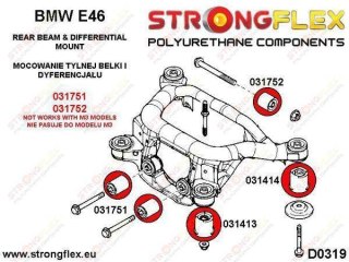 Tuleja tylnego dyferencjału - przednia E46 SPORT