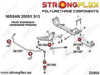 Tuleja wahacza przedniego dolnego 35mm SPORT