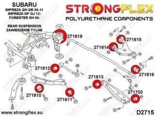 Tuleja wahacza tylnego dolnego wewnętrzna SPORT