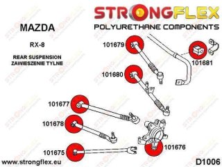 Tuleja wahacza tylnego górnego - przód SPORT