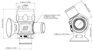 Blow Off Turbosmart Dual Port 32mm UNI